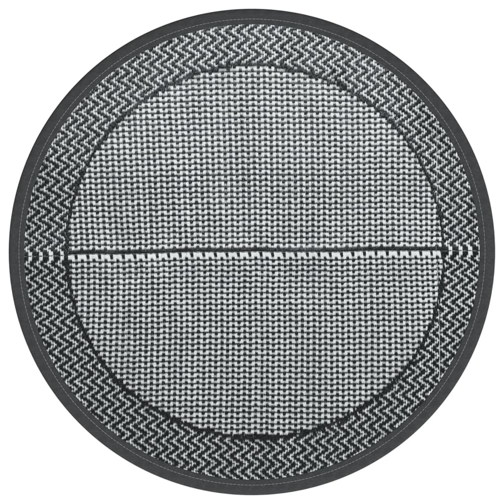 Utomhusmatta ARAKIL grå Ø120 cm PP