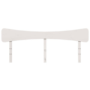 Sänggavel vit 180 cm massiv furu