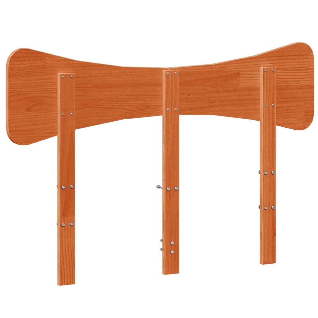 Huvudgavel vaxbrun 120 cm massiv furu