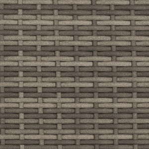 Solsäng med tak och dynor beige konstrotting