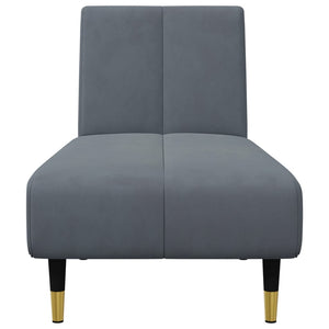 Soffgrupp 2 delar mörkgrå sammet