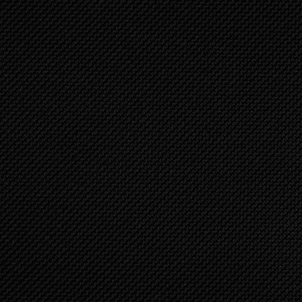 Campingstolar med ficka fällbar 2 st svart