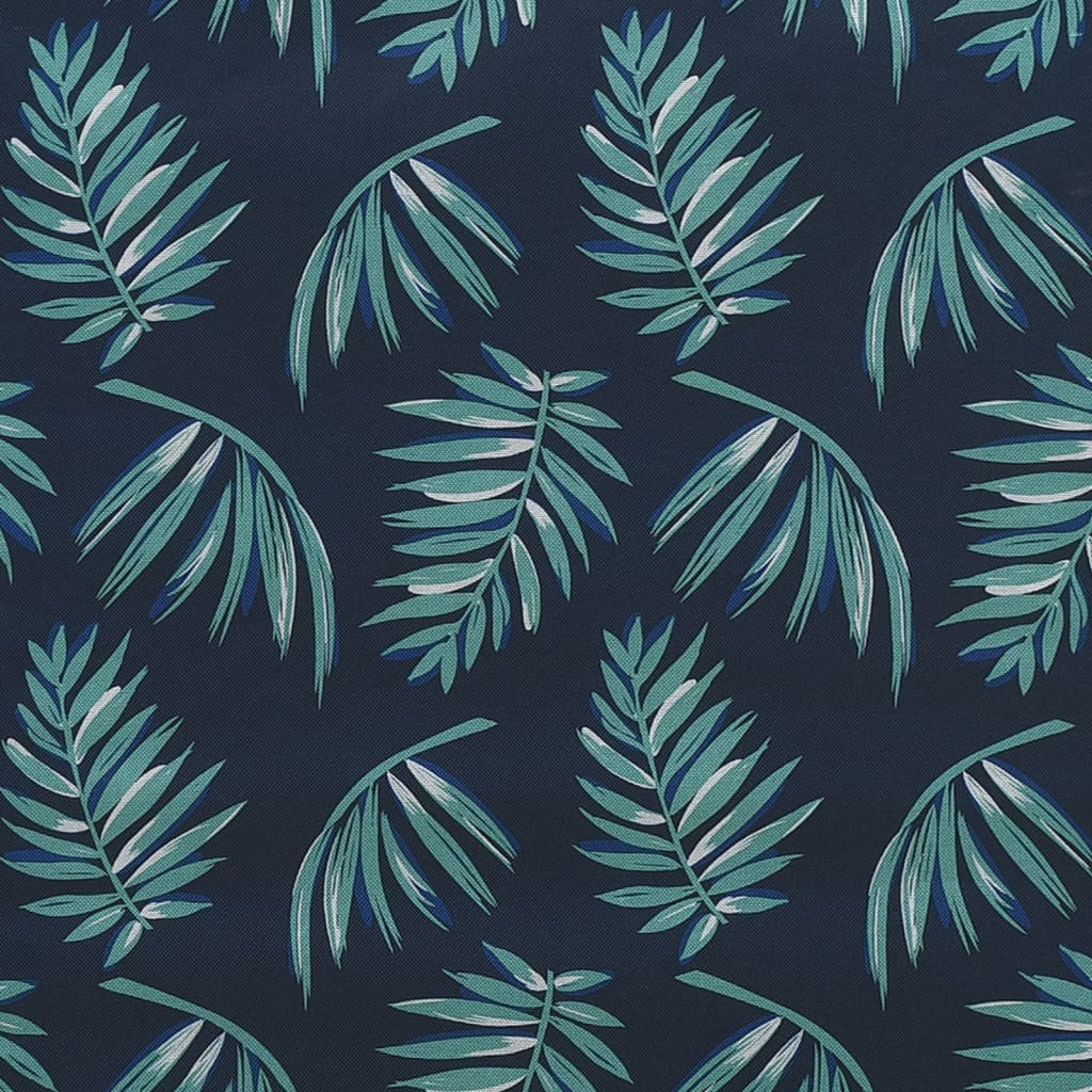 Campingstolar med ficka fällbar 2 st bladmönster