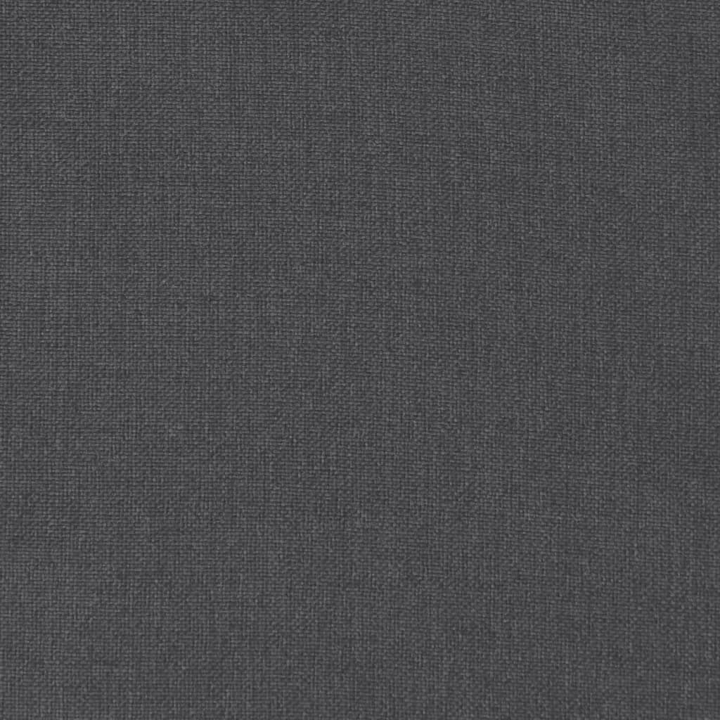 Stolsdynor lågt ryggstöd 2 st melerad antracit 100x50x7 cm tyg