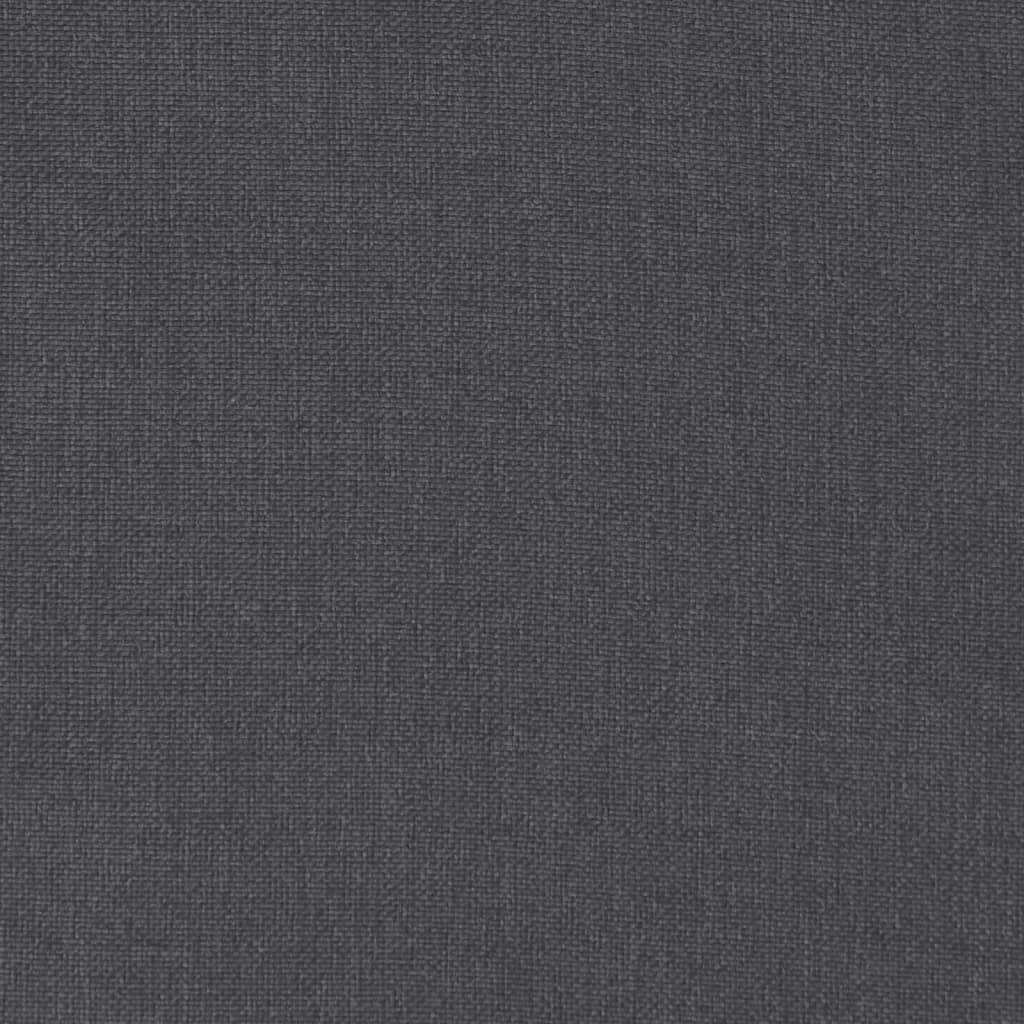 Stolsdynor lågt ryggstöd 2 st melerad antracit 100x50x4 cm tyg