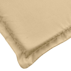 Stolsdynor lågt ryggstöd 4 st melerad beige 100x50x4 cm tyg