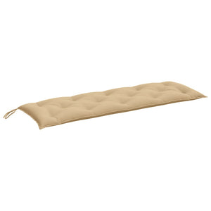 Bänkdyna melerad beige 150x50x7 cm tyg