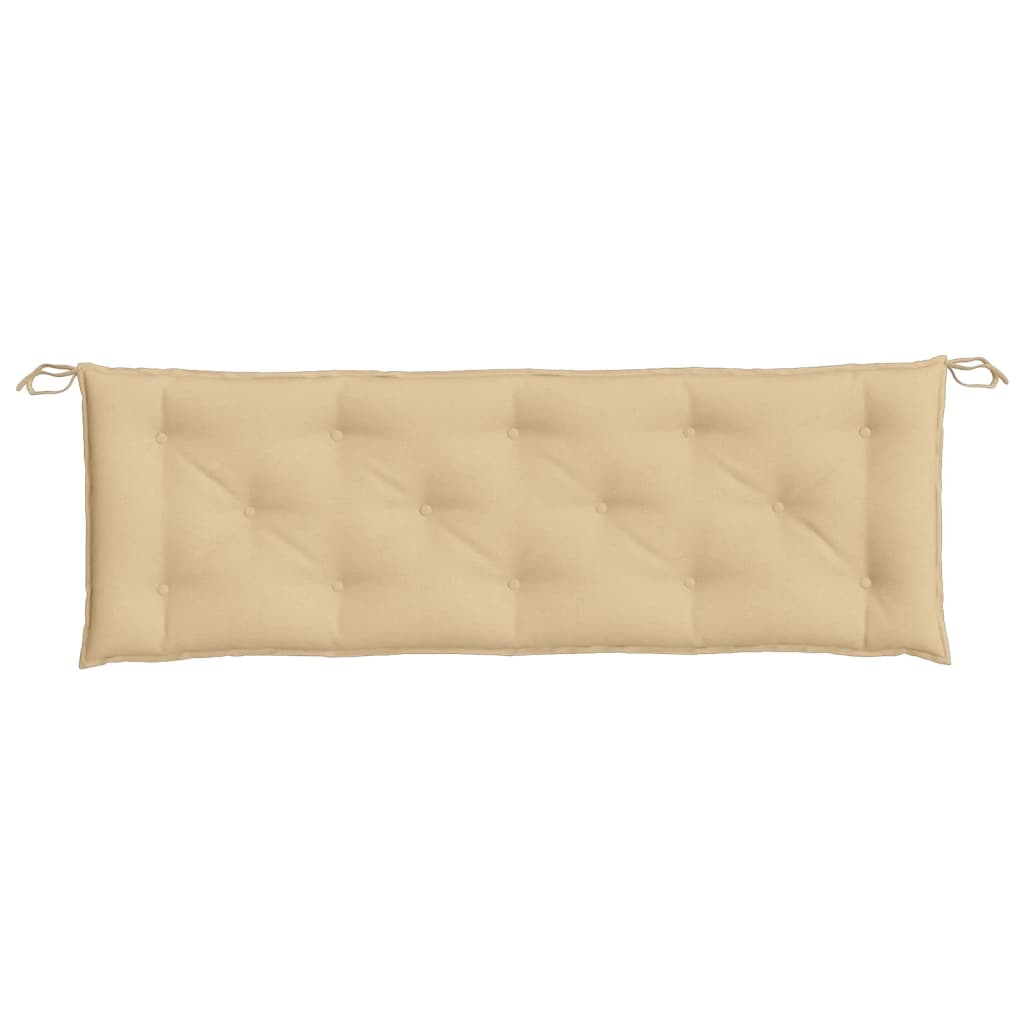 Bänkdyna melerad beige 150x50x7 cm tyg