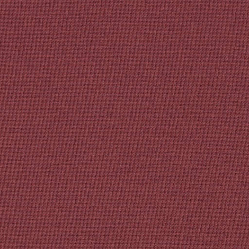 Bänkdyna melerad vinröd 150x50x7 cm tyg