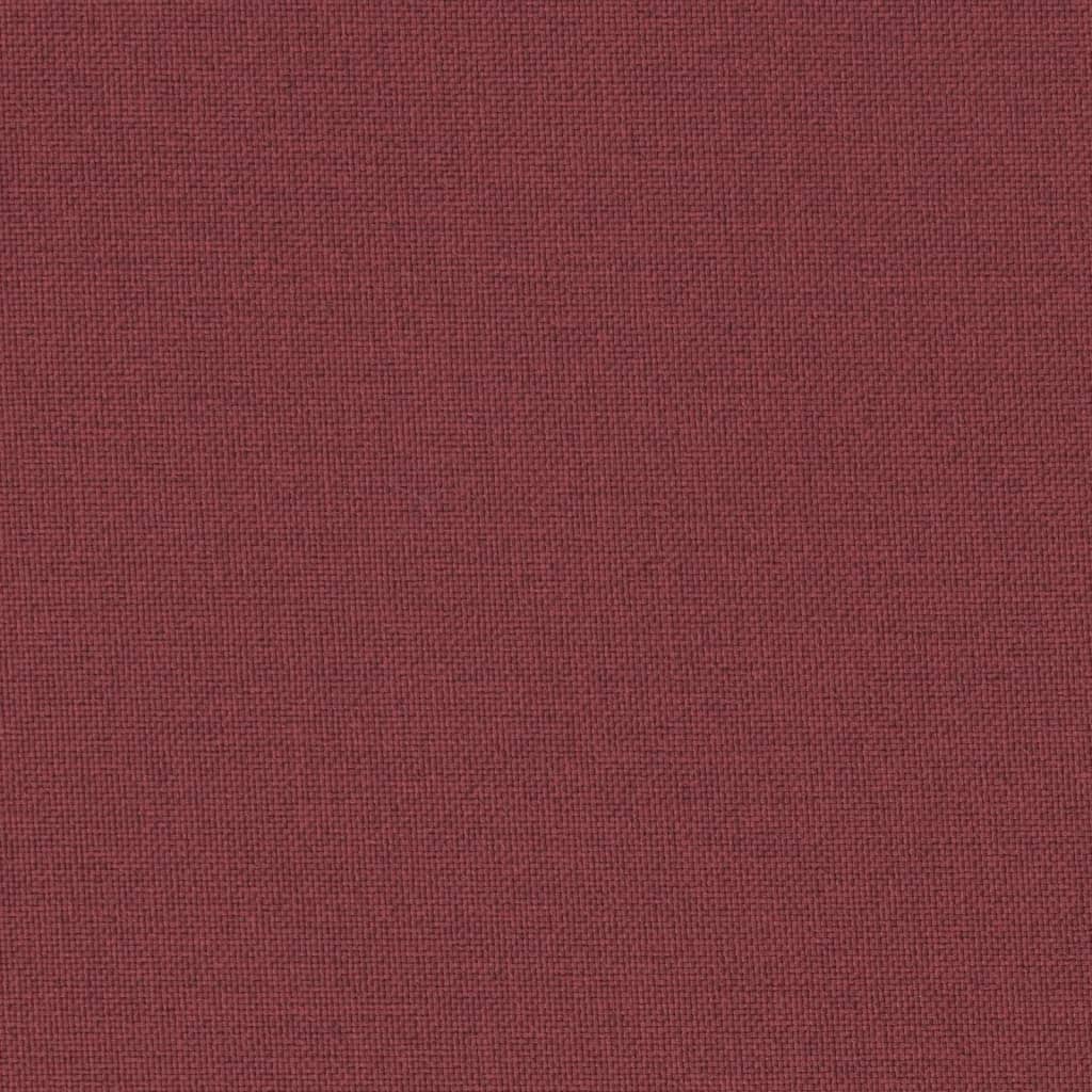 Bänkdyna melerad vinröd 180x50x7 cm tyg