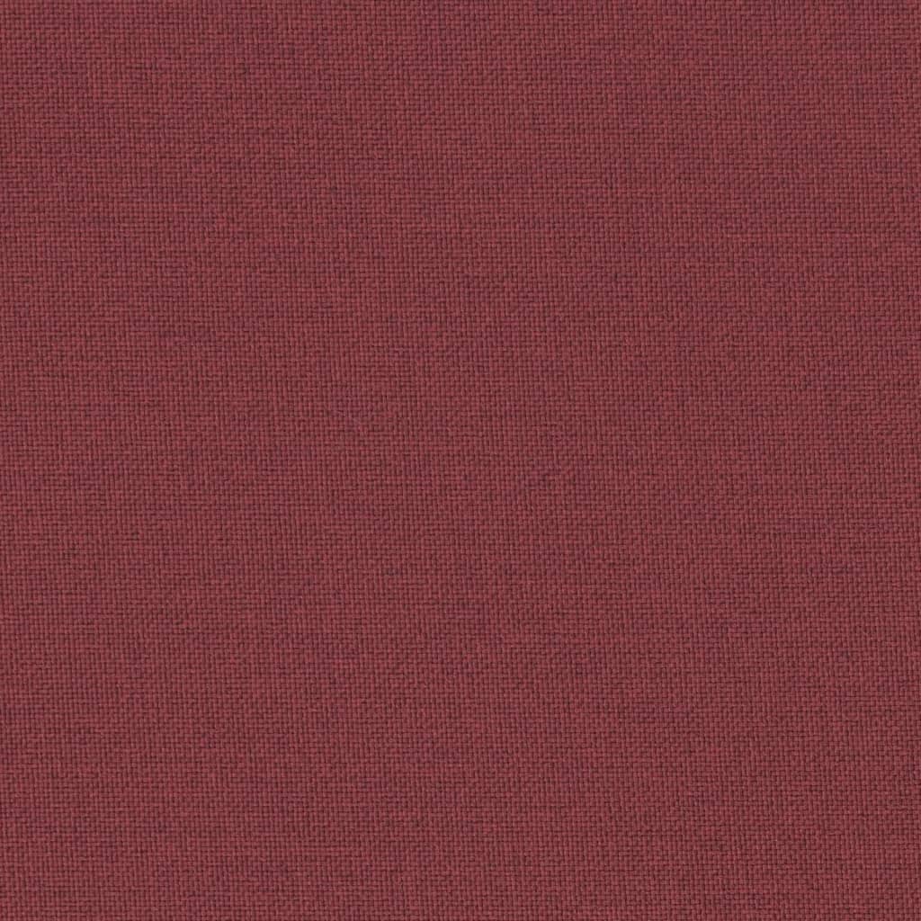 Bänkdyna 2 st melerad vinröd 200x50x7 cm tyg