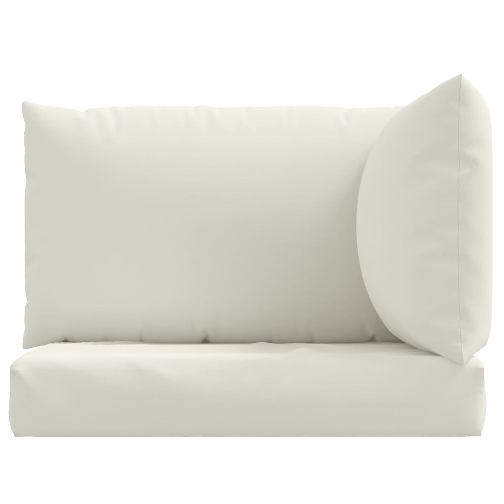 Palldynor 3 st melerad gräddvit tyg