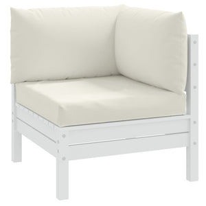 Palldynor 3 st melerad gräddvit tyg