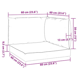 Palldynor 3 st melerad grön tyg