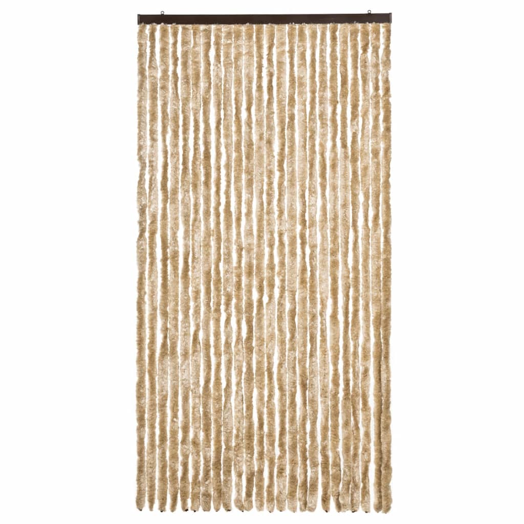 Insektsgardin beige 100x200 cm chenille