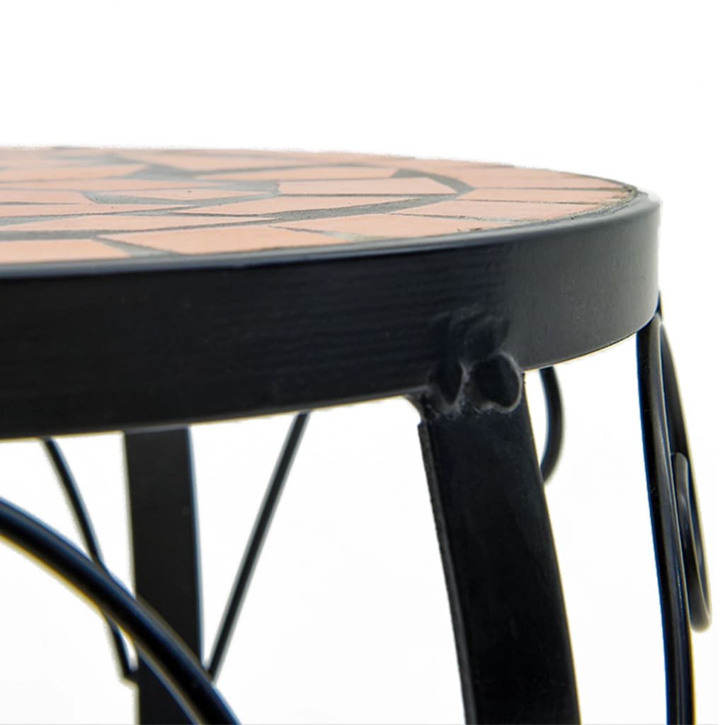 Växtställ 3 st terrakotta keramik