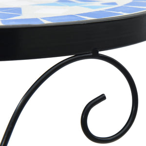 Växtställ 3 st blå och vit keramik