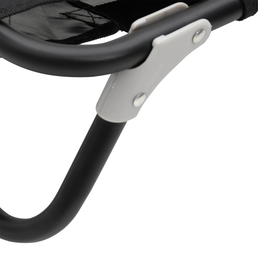 Hundbädd hopfällbar antracit oxfordtyg och stål