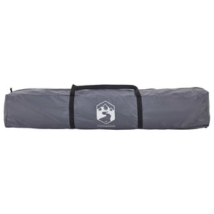 Familjetält 7 personer grå och orange snabbrest