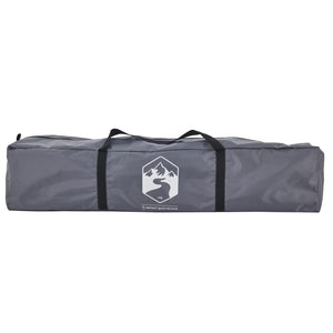 Kupoltält 3 personer grå och orange snabbrest