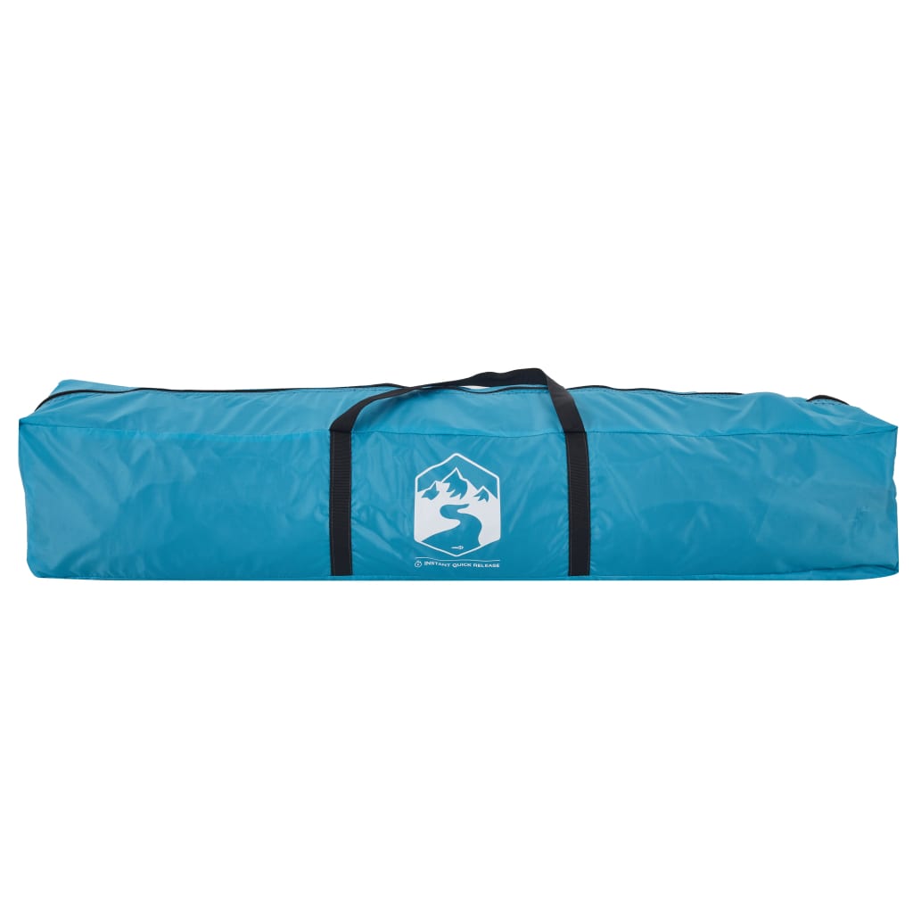 Kupoltält 4 personer blå snabbrest