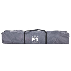 Kupoltält 4 personer grå och orange snabbrest