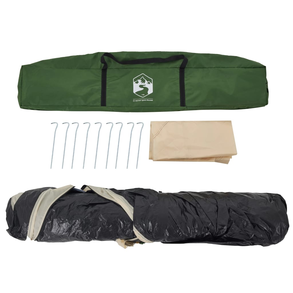 Kupoltält 6 personer grön snabbrest