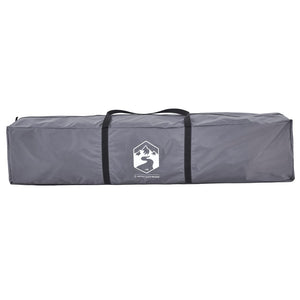 Familjetält 8 personer grå och orange snabbrest