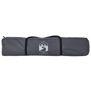 Kupoltält 4 personer grå och orange snabbrest