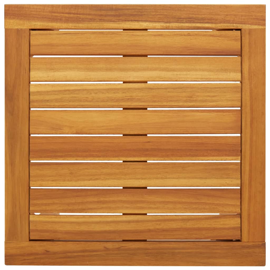 Loungegrupp för trädgården 5 delar svart konstrotting akaciaträ