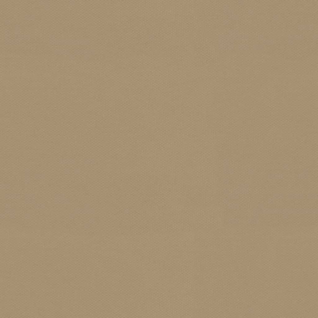 Paviljong med dubbelt tak & nätväggar taupe 2,94x2,94 m stål