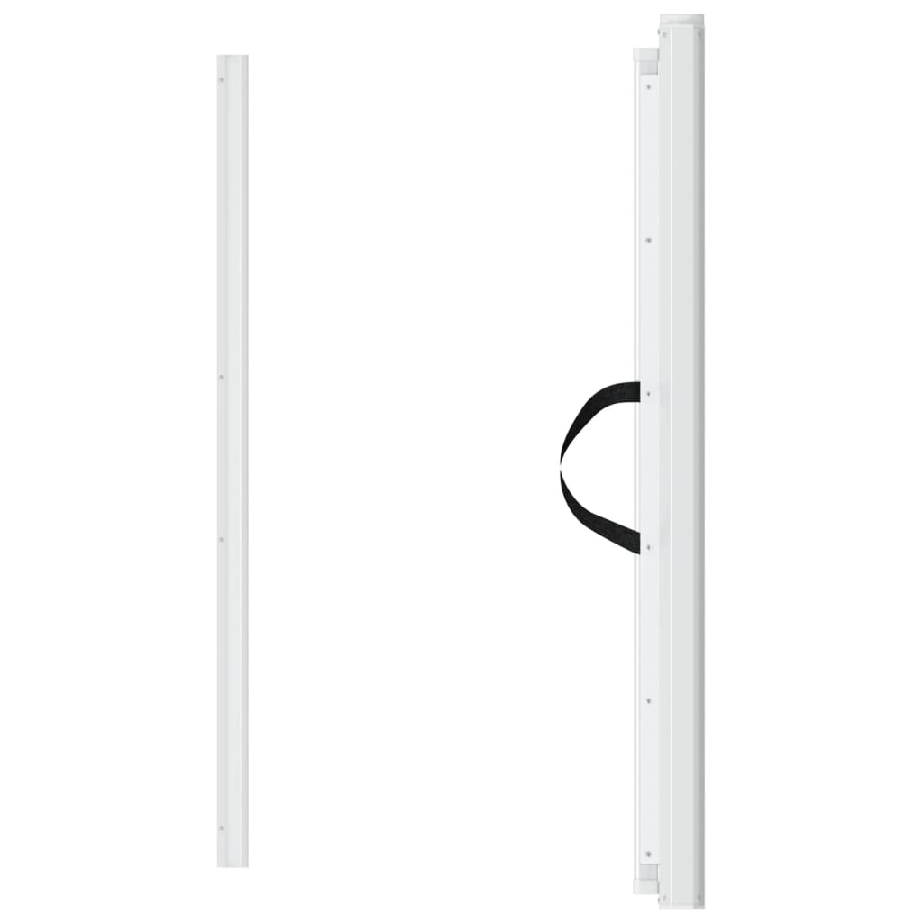 Infällbar husdjursgrind vit 102,5x125 cm