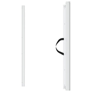 Infällbar husdjursgrind vit 102,5x125 cm