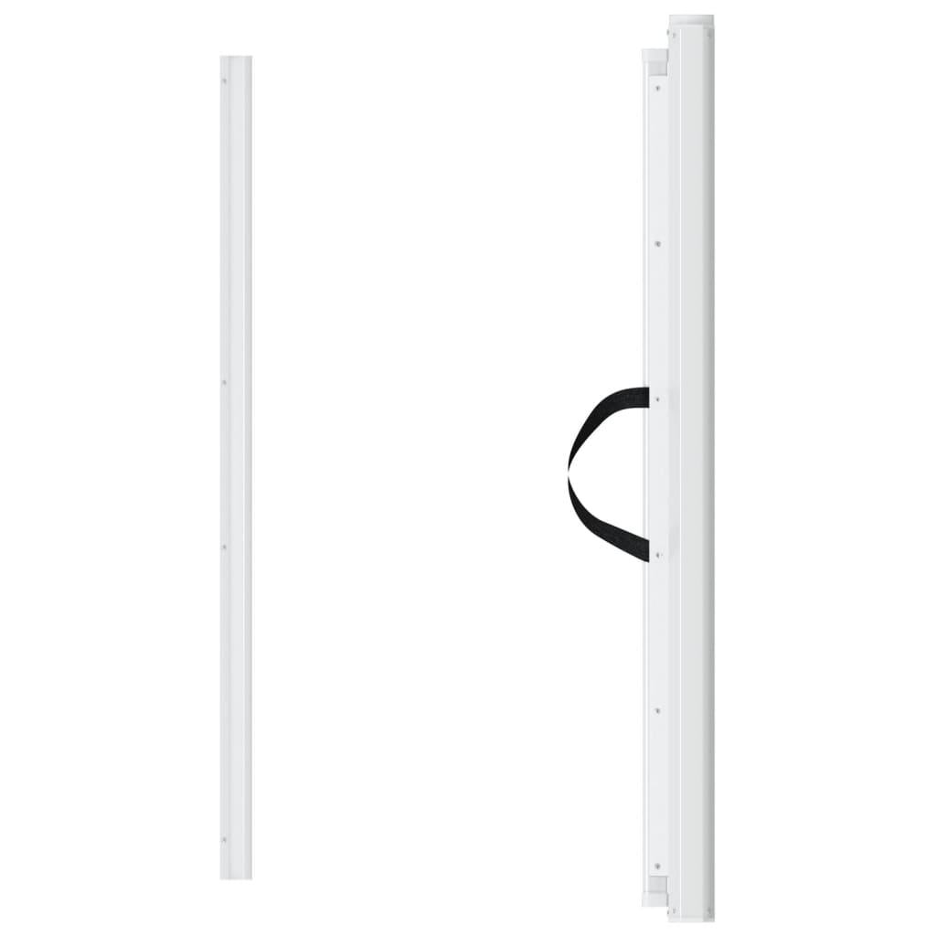 Infällbar husdjursgrind vit 117,5x125 cm