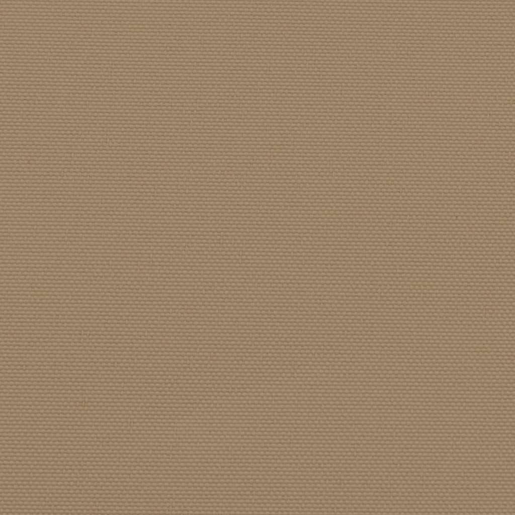 Indragbar sidomarkis taupe 117x300 cm