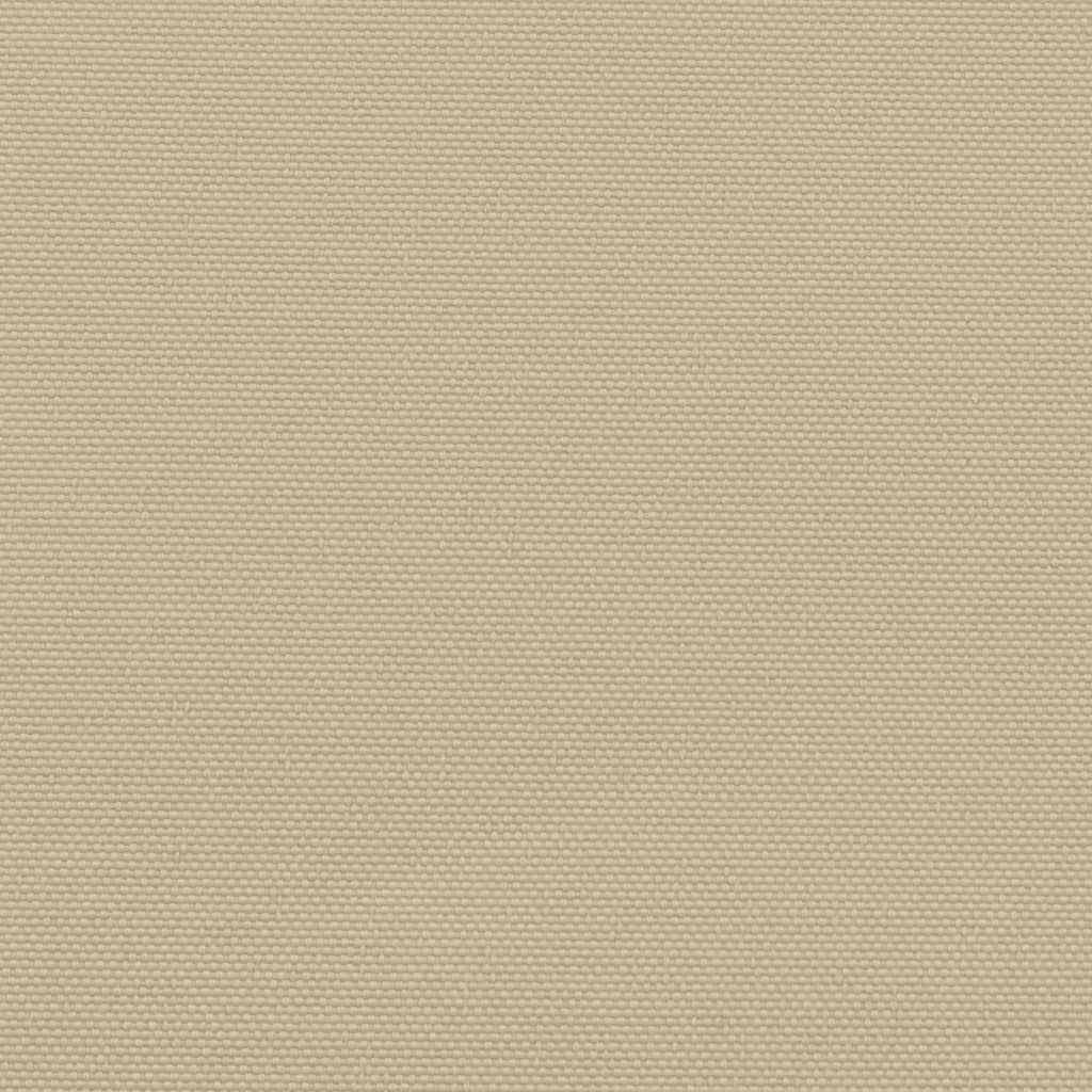 Infällbar sidomarkis beige 120x600 cm