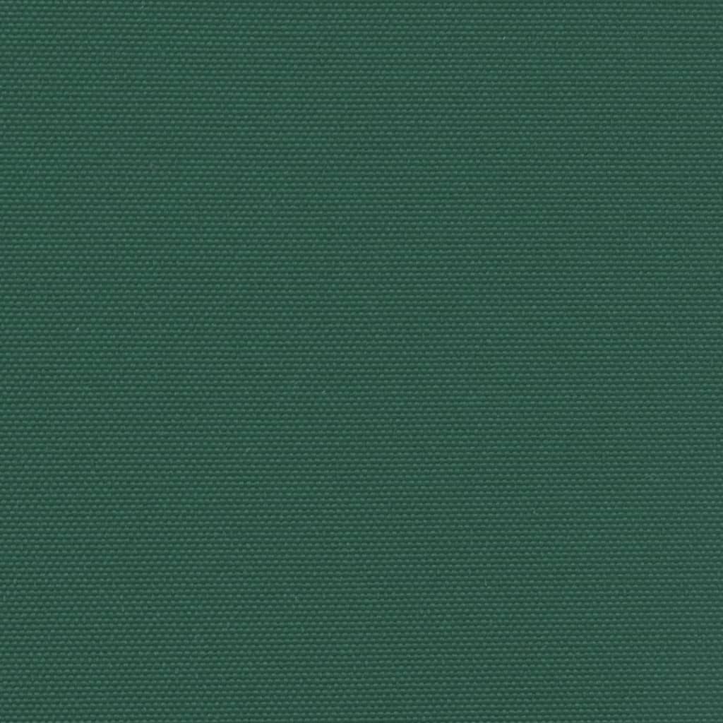 Infällbar sidomarkis mörkgrön 200x600 cm