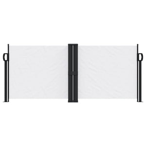 Infällbar sidomarkis vit 100x600 cm