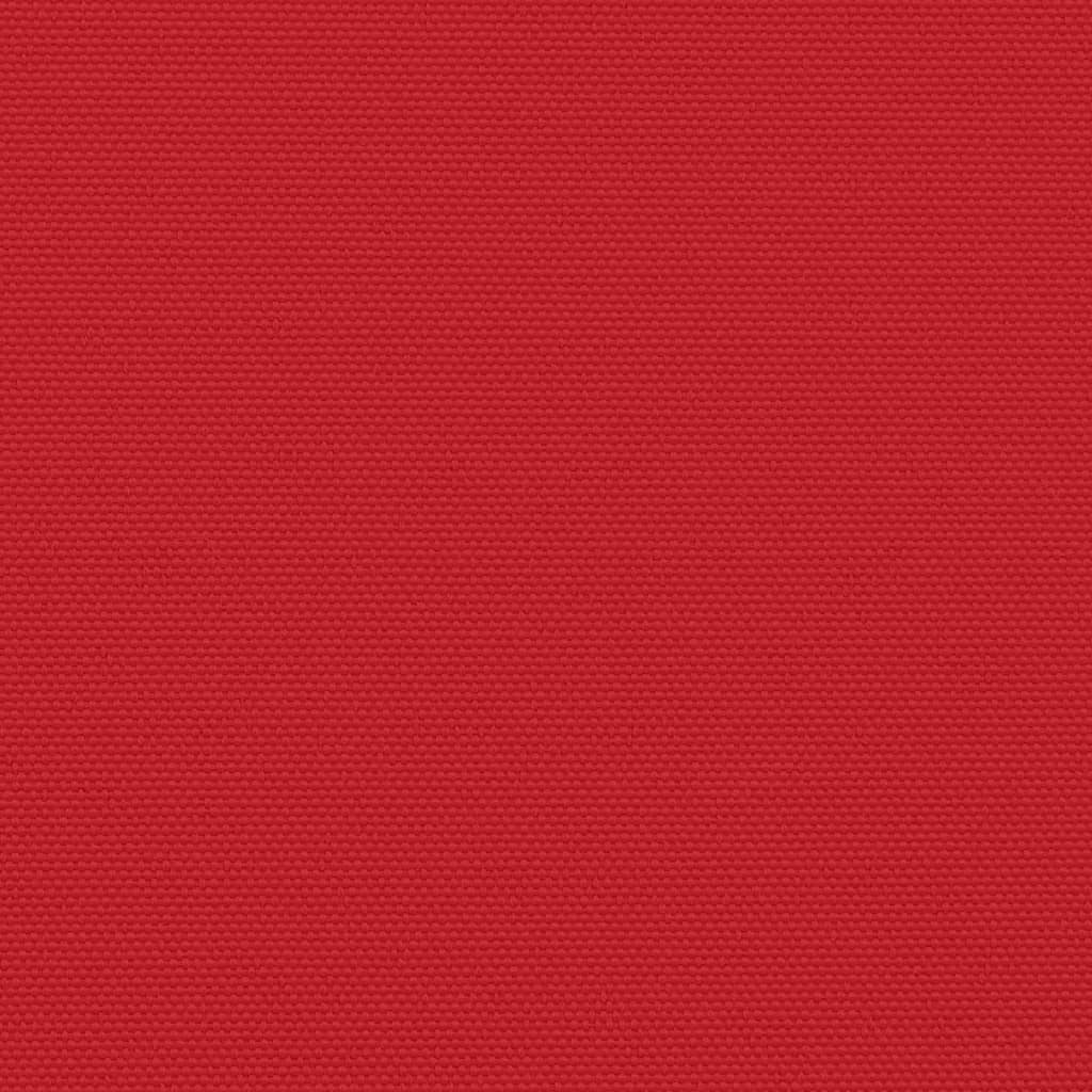 Infällbar sidomarkis röd 120x600 cm