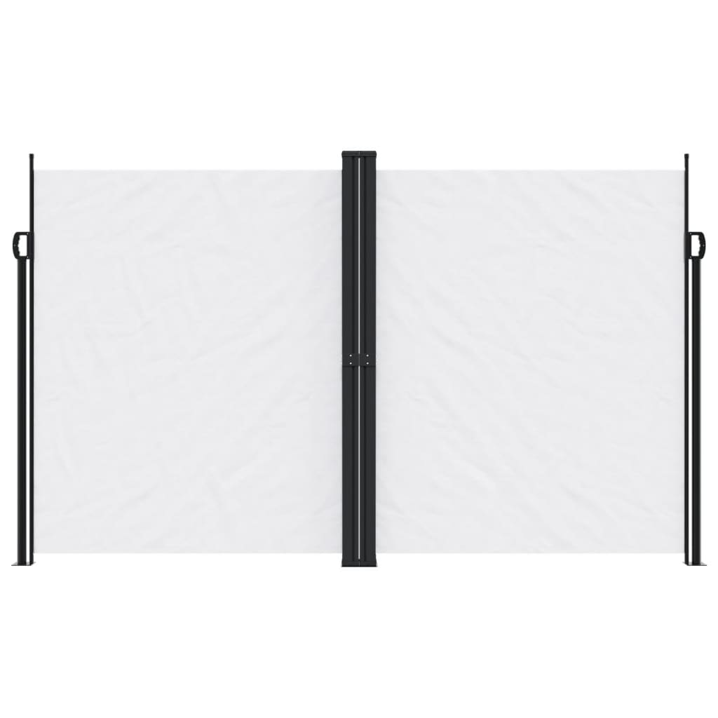 Infällbar sidomarkis vit 200x600 cm