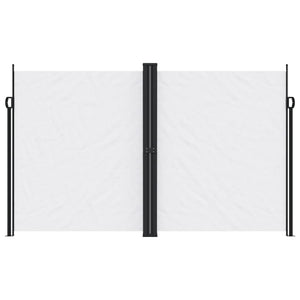 Infällbar sidomarkis vit 200x600 cm