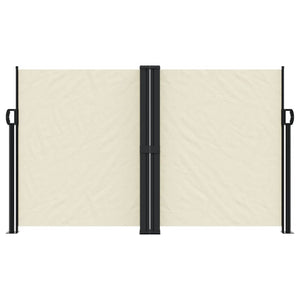 Infällbar sidomarkis gräddvit 140x1000 cm