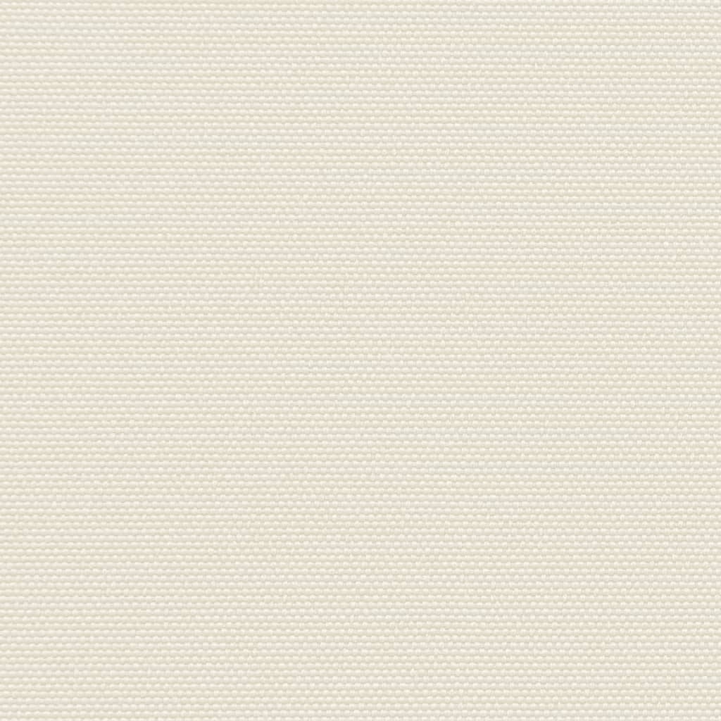 Infällbar sidomarkis gräddvit 140x1000 cm