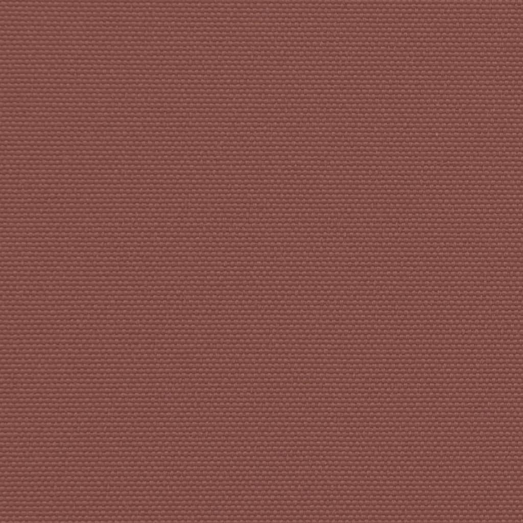 Infällbar sidomarkis brun 140x1000 cm