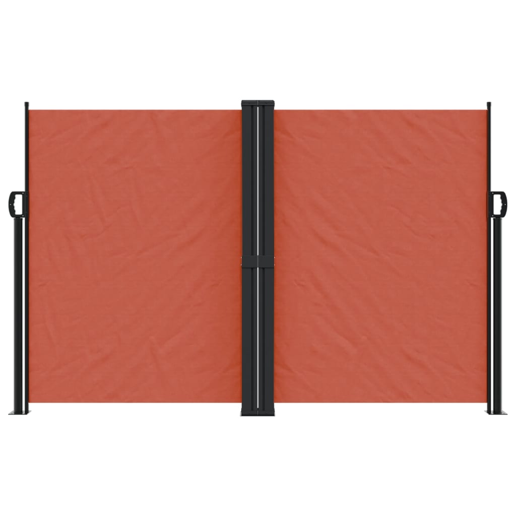 Indragbar sidomarkis terrakotta 160x1000 cm