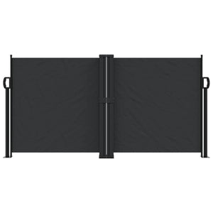 Indragbar sidomarkis svart 120x1200 cm