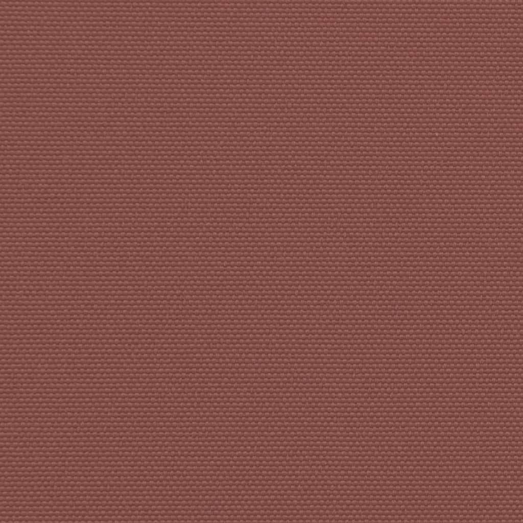 Infällbar sidomarkis brun 120x1200 cm