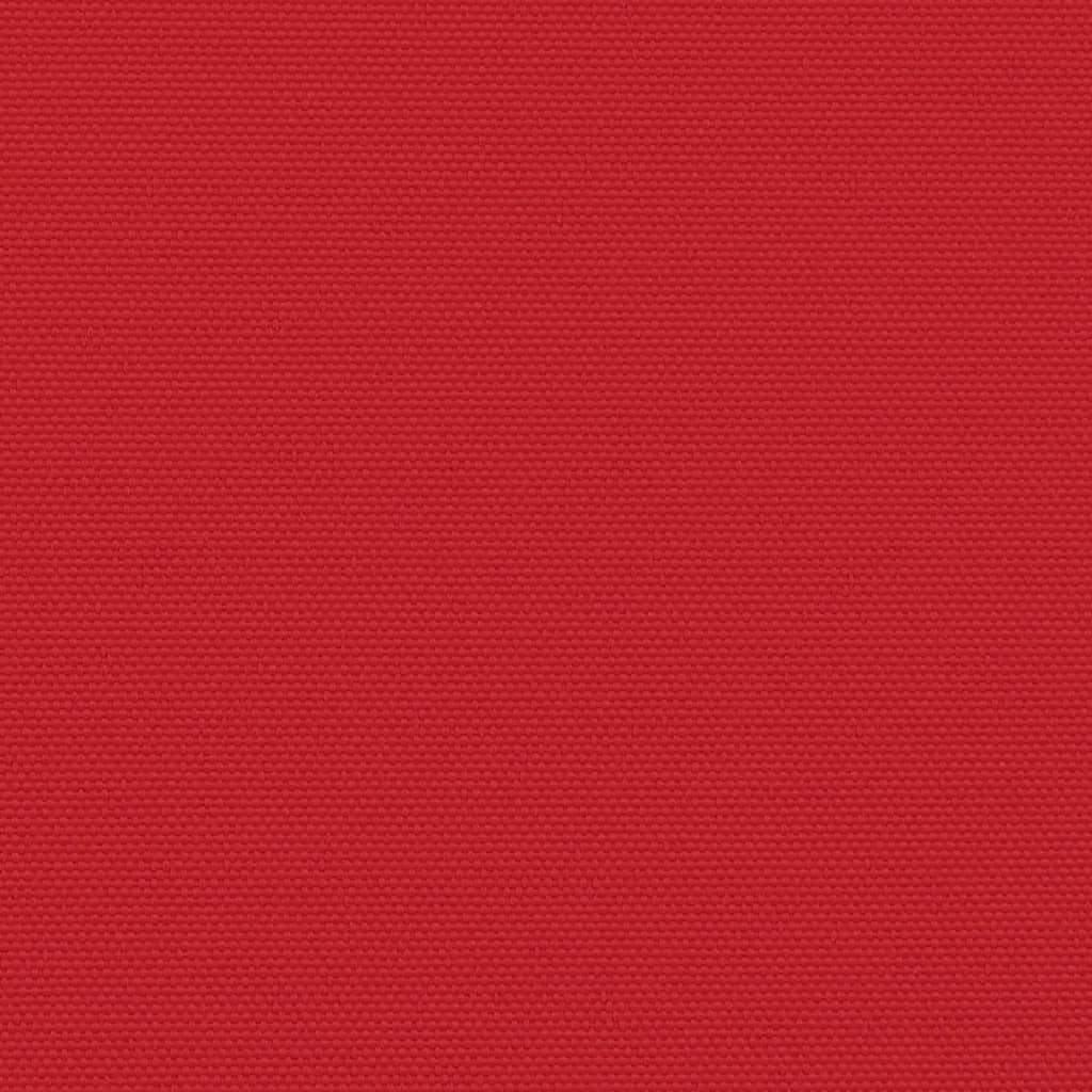 Infällbar sidomarkis röd 180x1200 cm