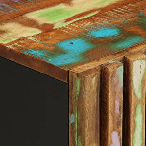 Sängbord 40x34x46 cm massivt återvunnet trä