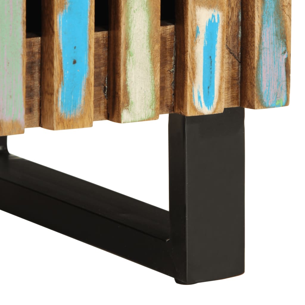 Sängbord 40x34x46 cm massivt återvunnet trä